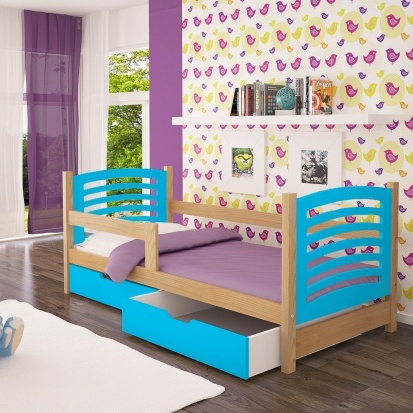 Łóżko pojedyncze OLEK szczebelki