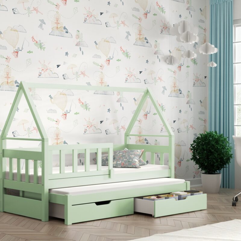 Łóżko podwójne DOMEK OLA