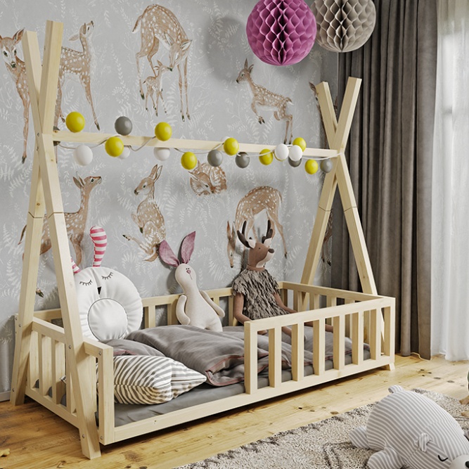 Łóżko drewniane TIPI