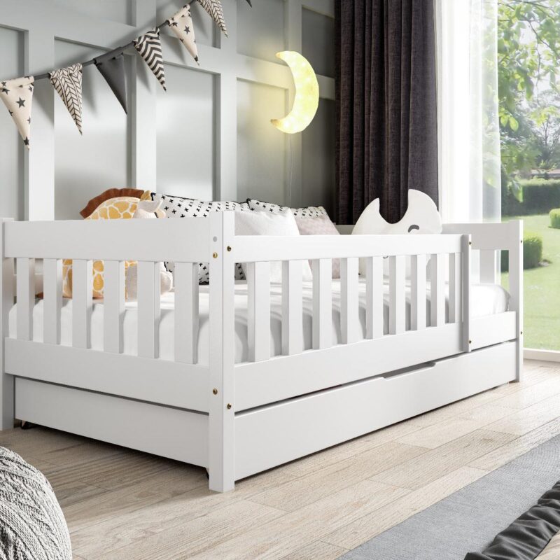 Łóżko pojedyncze POLA - biel