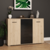 COMMODE BARI 2D4S SAN REMO SAND_BLACK M08075-min