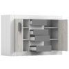 OPEN COMMODE 4S2D HELIOS WHITE_KATHULT_GRAY M08080
