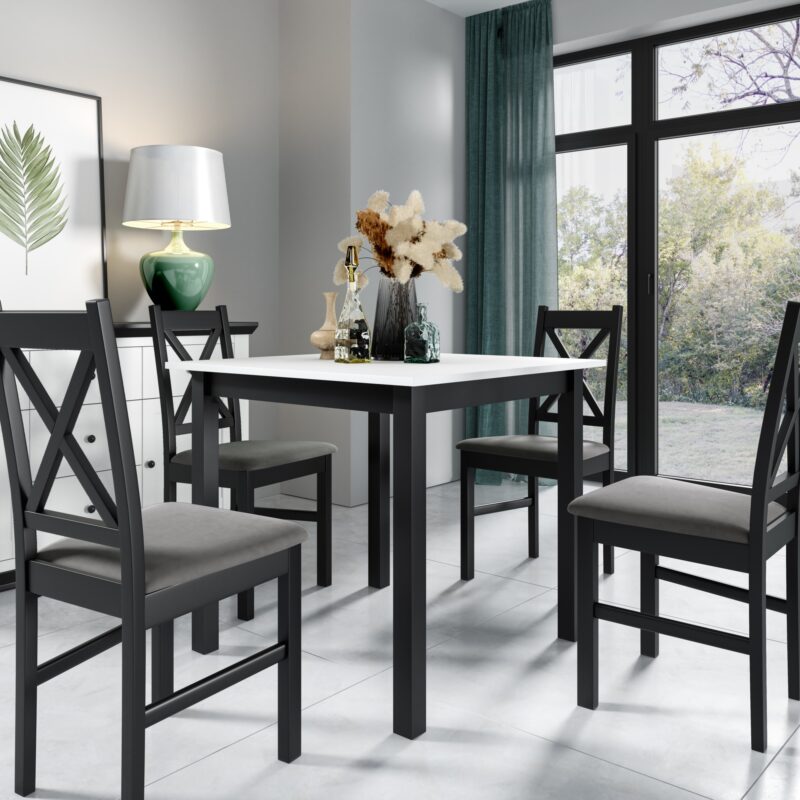 Zestaw: Stół ATOS P + 4 krzesła PX