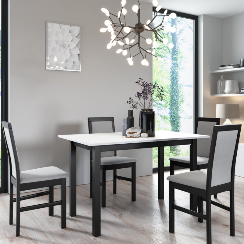 Zestaw: Stół FABIO P + 4 krzesła P23