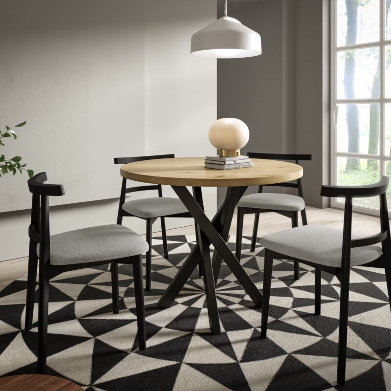 Zestaw: Stół FERANO + 4 krzesła JIM