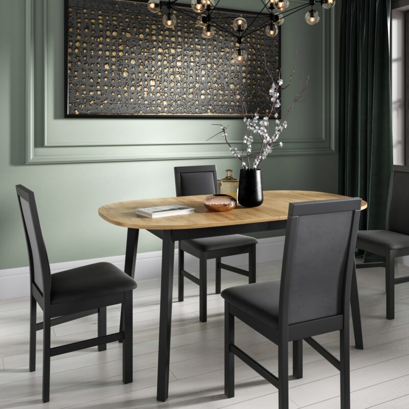 Zestaw: Stół KIRA S + 4 krzesła P23