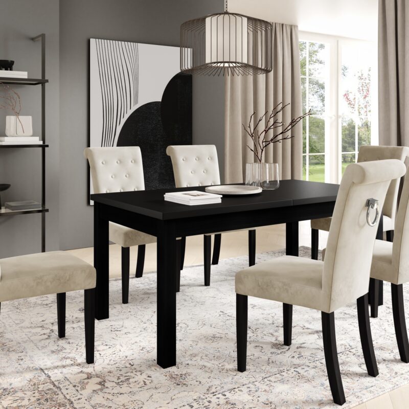 Zestaw: Stół PRIMA + 6 krzeseł ASTOR