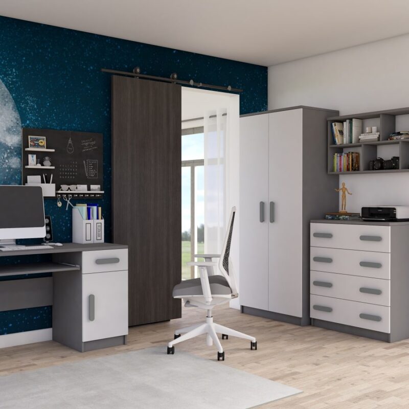 Zestaw mebli dziecięcych NODI GREY 1