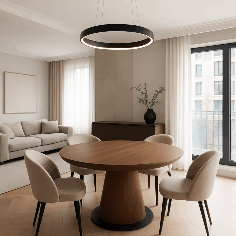 Stół okrągły rozkładany S73