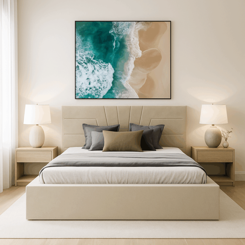 Łóżko tapicerowane LINDA