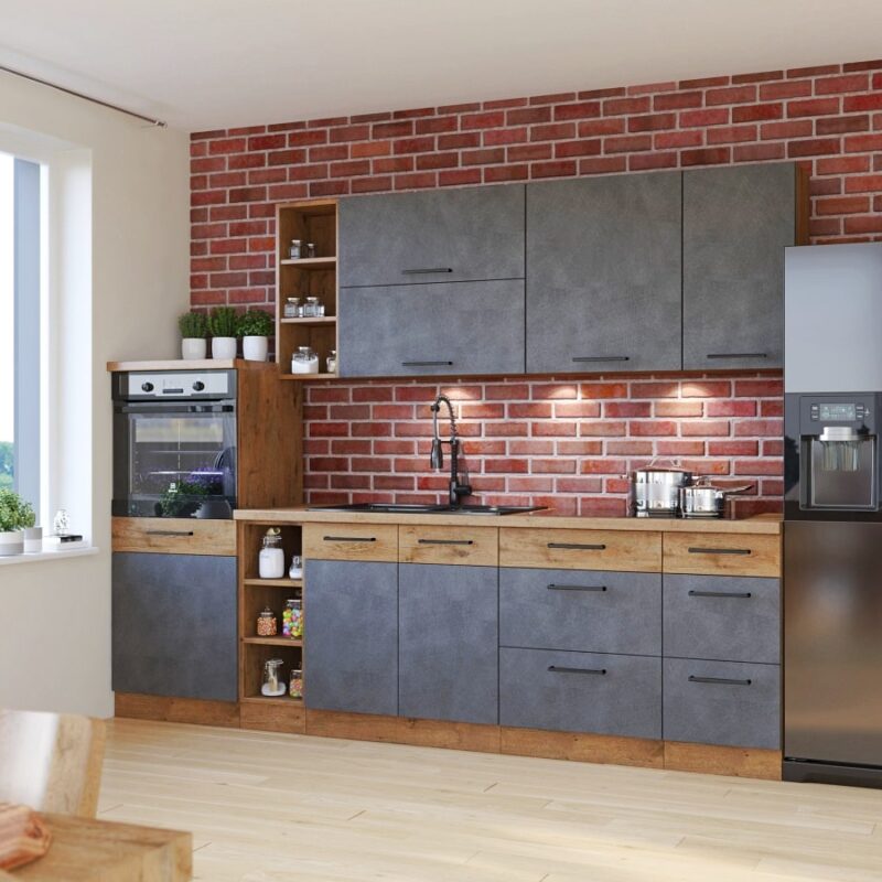 Zestaw mebli kuchennych MARVIN MATERA A