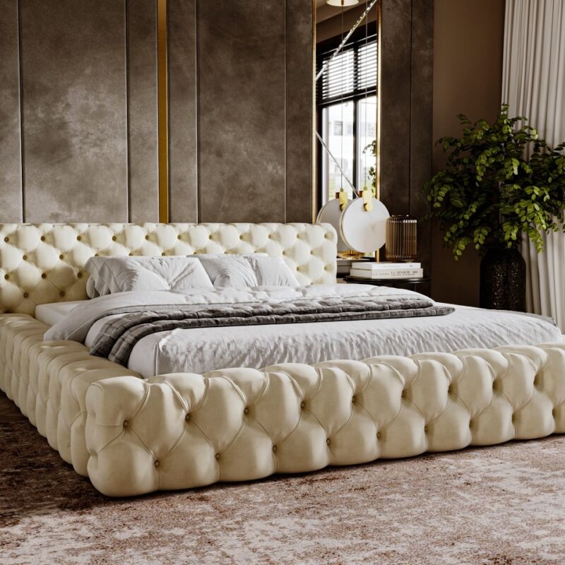 Łóżko tapicerowane HUGO