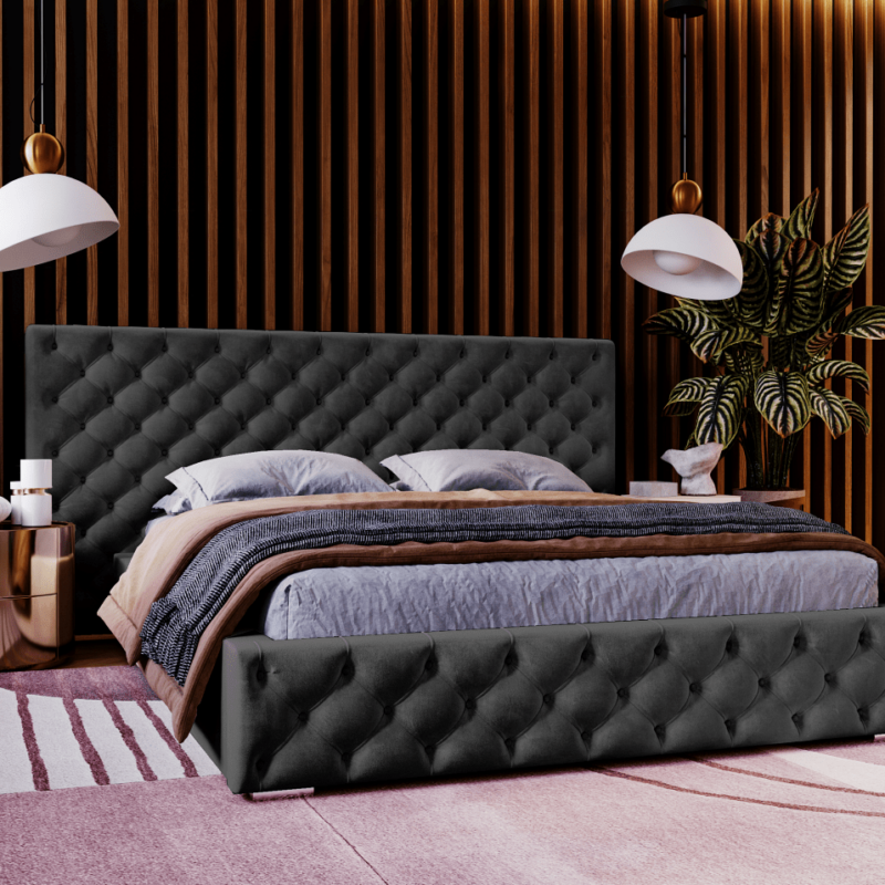 Łóżko tapicerowane FINLEY